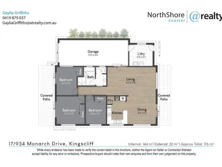 Floorplan of Homely house listing, 179/34 Monarch Drive, Kingscliff NSW 2487