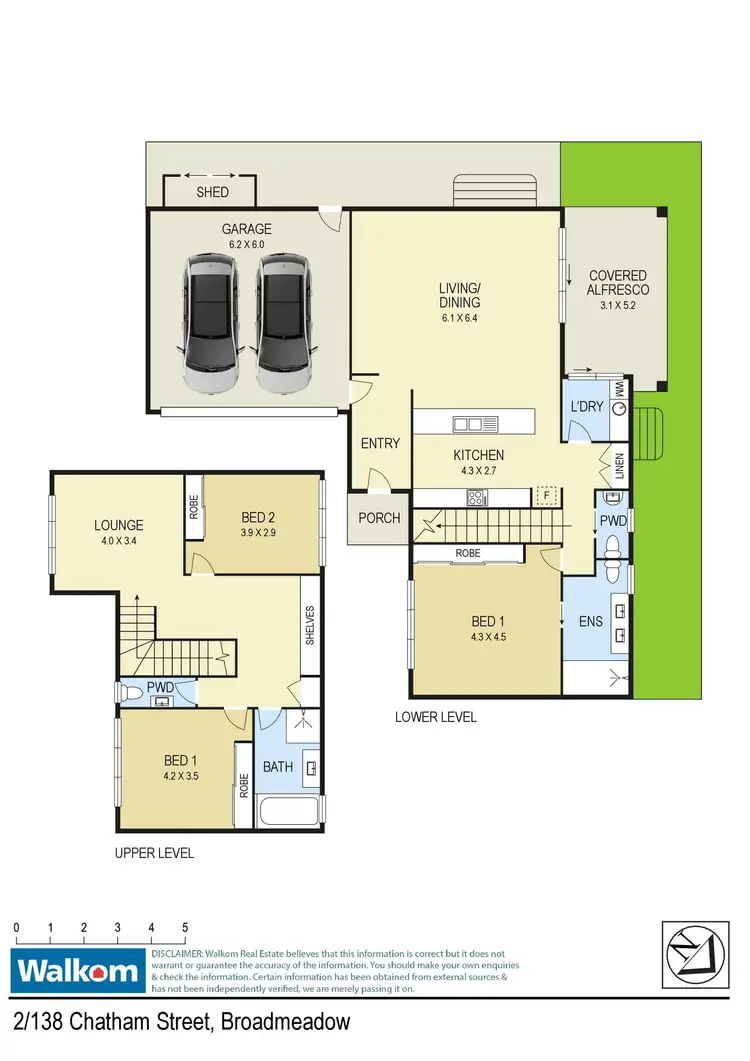 Floorplan of Homely townhouse listing, 2/138 Chatham Street, Broadmeadow NSW 2292
