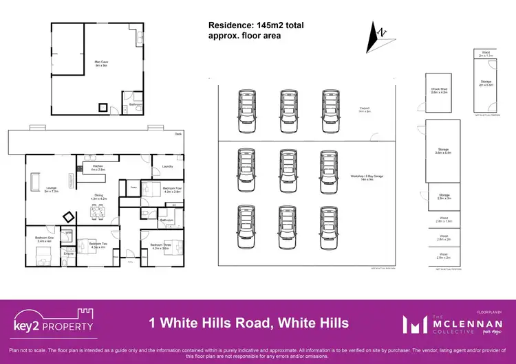 Floorplan of Homely rural property listing, 1 White Hills Road, White Hills TAS 7258