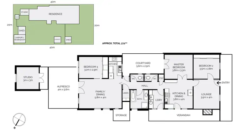 Floorplan of Homely house listing, 9 Russell Street, Gormans Hill NSW 2795