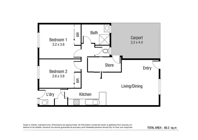 Floorplan of Homely unit listing, 4/16-18 Benson Street, Rosslea QLD 4812