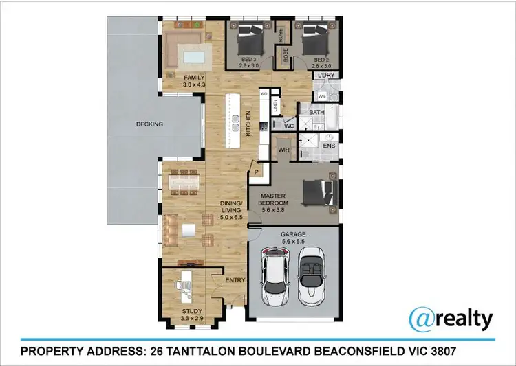 Floorplan of Homely house listing, 26 Tantallon Boulevard, Beaconsfield VIC 3807
