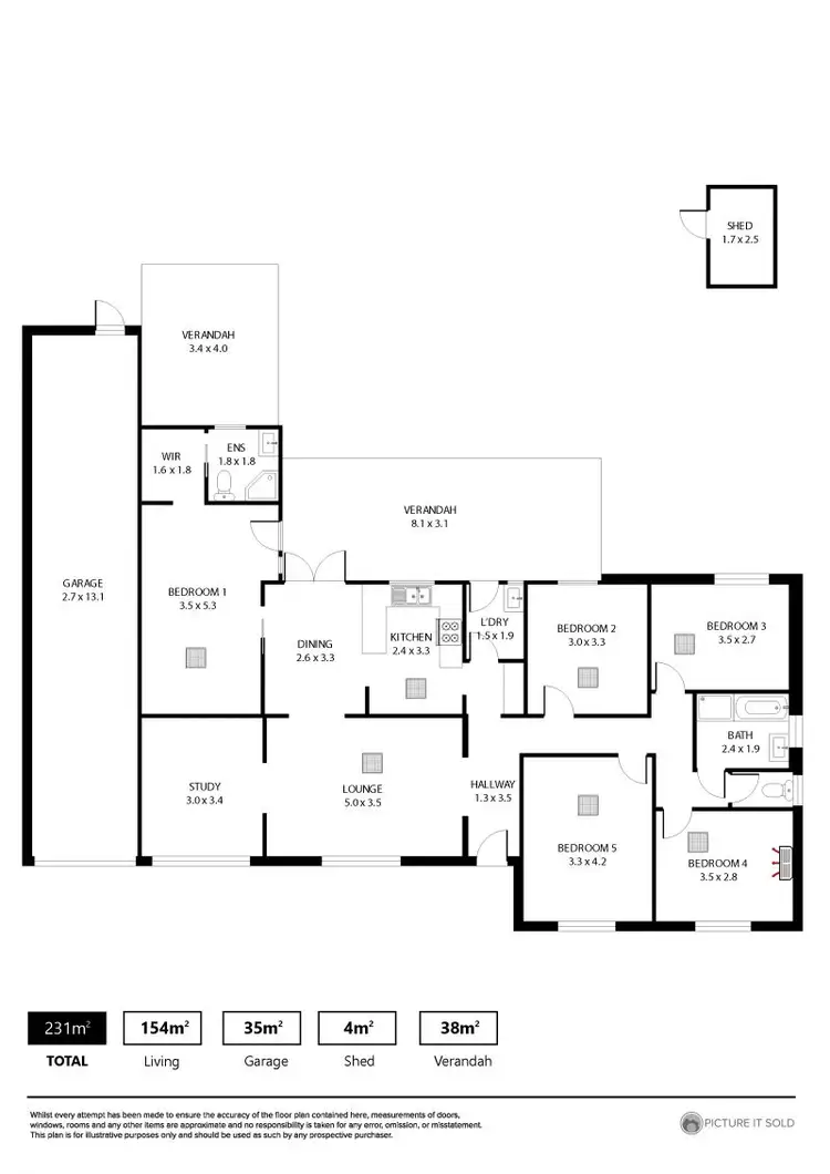 Floorplan of Homely house listing, 20 Jedna Close, Craigmore SA 5114