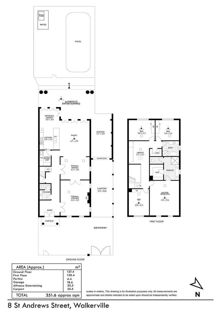 Floorplan of Homely house listing, 8 St Andrews Street, Walkerville SA 5081