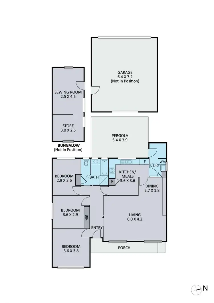 Floorplan of Homely house listing, 12 Lucian Avenue, Springvale VIC 3171