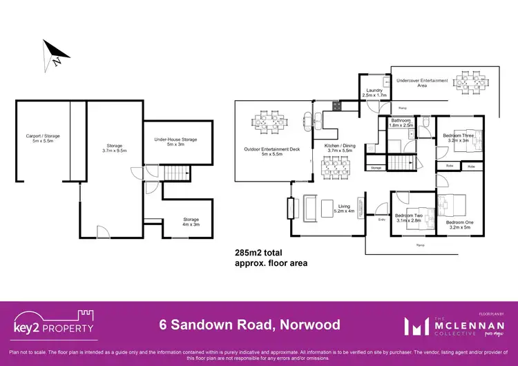 Floorplan of Homely house listing, 6 Sandown Road, Norwood TAS 7250