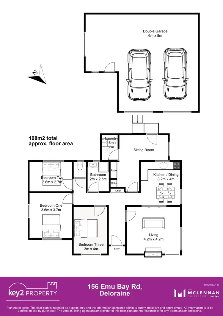 Floorplan of Homely house listing, 156 Emu Bay Road, Deloraine TAS 7304