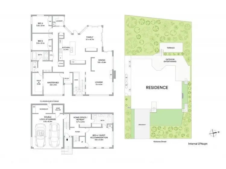 Floorplan of Homely house listing, 56 Koloona Street, Berowra NSW 2081