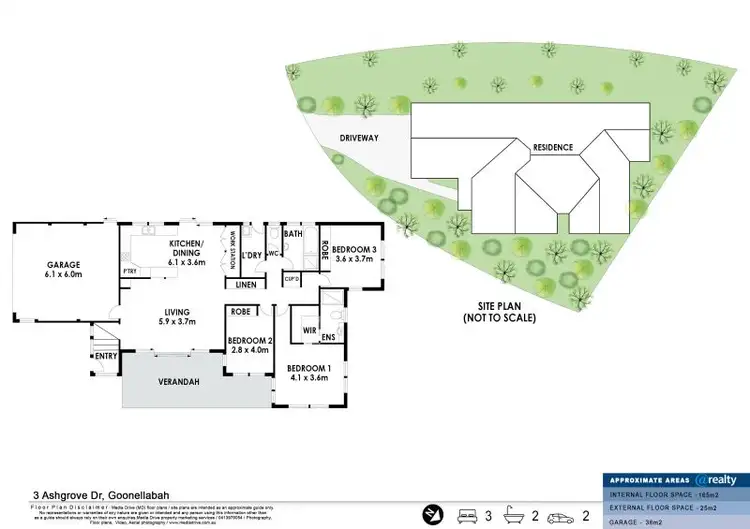 Floorplan of Homely house listing, 3 Ashgrove Drive, Goonellabah NSW 2480