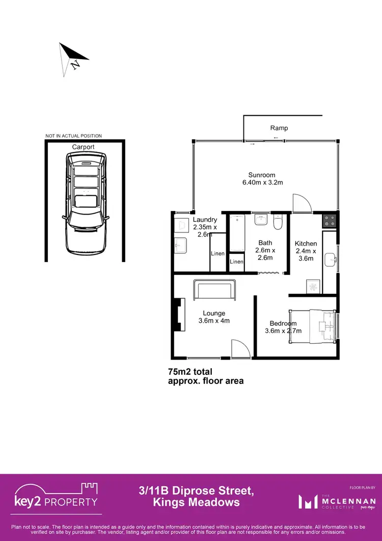 Floorplan of Homely house listing, 3/11b Diprose Street, Kings Meadows TAS 7249