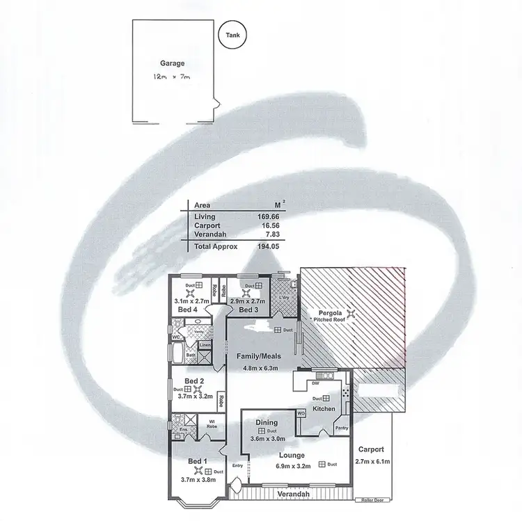 Floorplan of Homely house listing, 11 Market Place, Nairne SA 5252