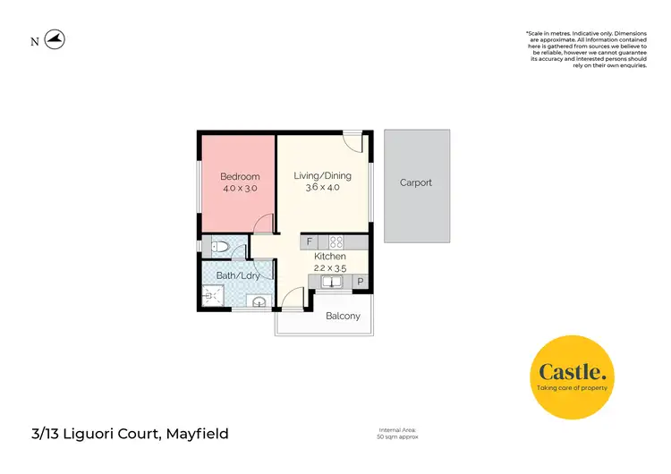 Floorplan of Homely unit listing, 3/13 Liguori Crt, Mayfield NSW 2304