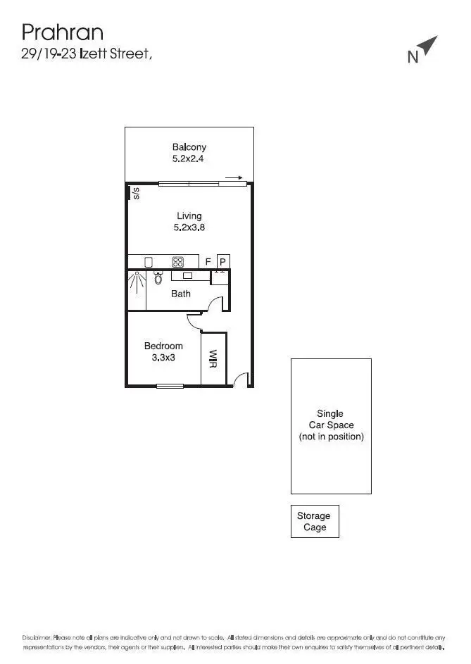 Floorplan of Homely apartment listing, 29/21 Izett Street, Prahran VIC 3181