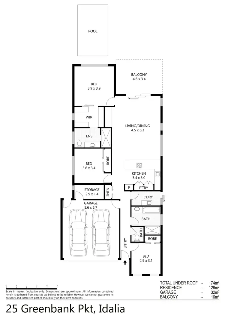 Floorplan of Homely house listing, 25 Greenbank Pocket, Idalia QLD 4811