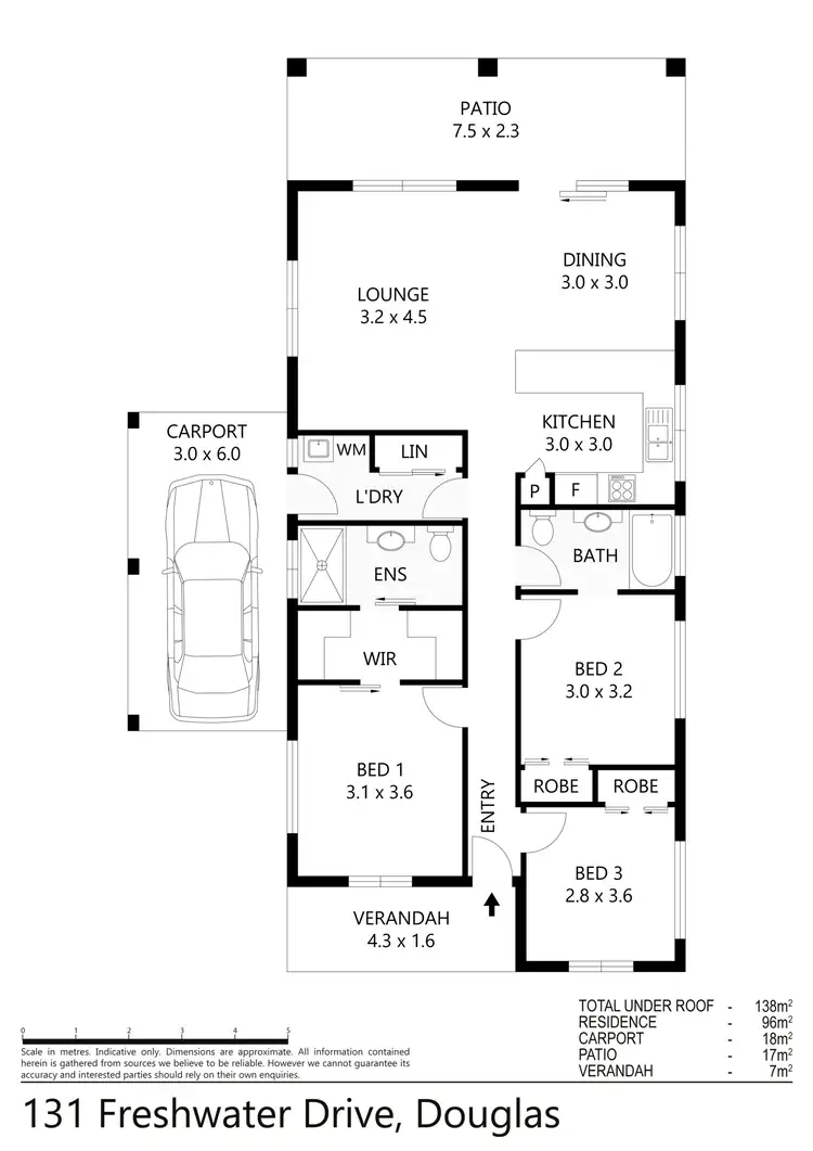 Floorplan of Homely house listing, 131 Freshwater Drive, Douglas QLD 4814