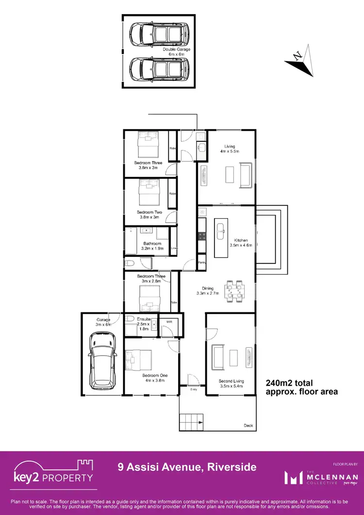 Floorplan of Homely house listing, 9 Assisi Avenue, Riverside TAS 7250