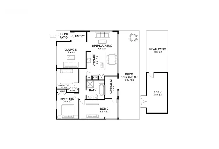 Floorplan of Homely house listing, 20 Melbee Street, Rutherford NSW 2320
