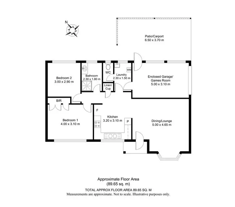 Floorplan of Homely house listing, 2/74 North Road, Spencer Park WA 6330