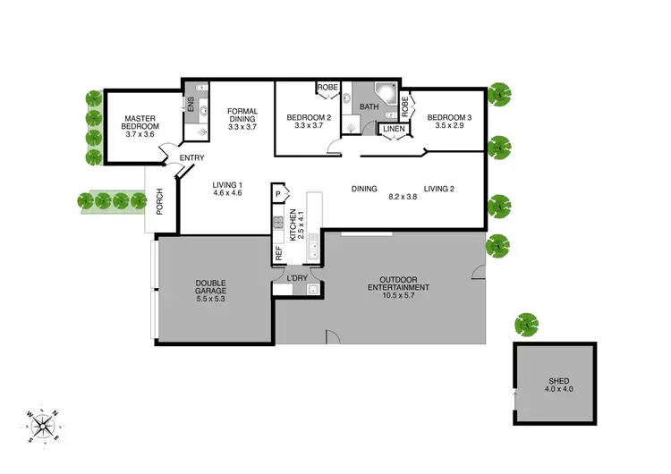 Floorplan of Homely house listing, 33 Isa Road, Worrigee NSW 2540