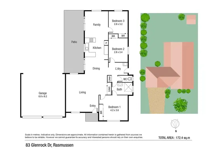 Floorplan of Homely house listing, 83 Glenrock Drive, Rasmussen QLD 4815