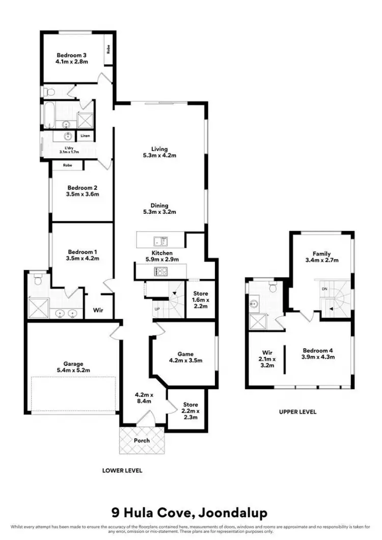 Floorplan of Homely house listing, 9 Hula Cove, Joondalup WA 6027