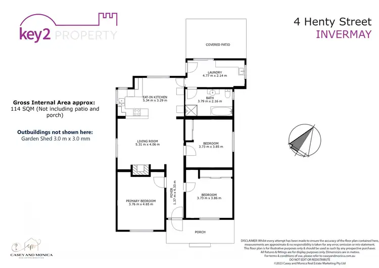Floorplan of Homely house listing, 4 Henty Street, Invermay TAS 7248