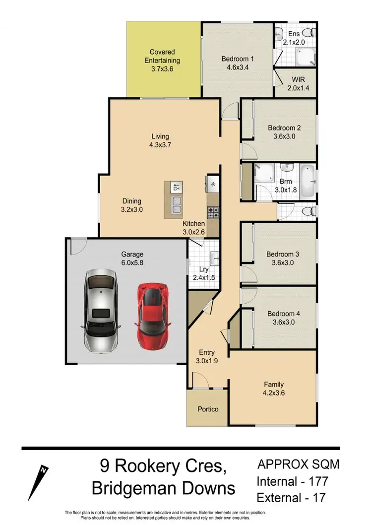 Floorplan of Homely house listing, 9 Rookery Crescent, Bridgeman Downs QLD 4035