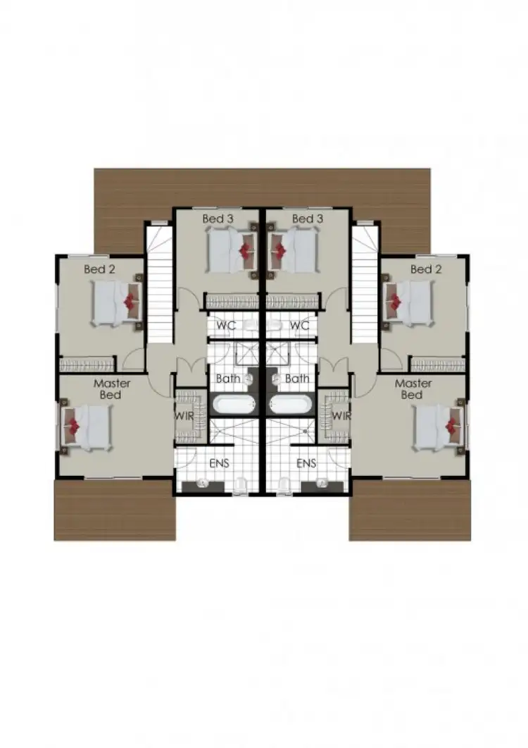 Floorplan of Homely townhouse listing, 16/128 Kinsellas Road West, Mango Hill QLD 4509