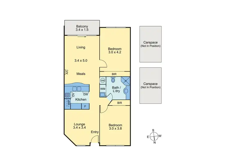 Floorplan of Homely apartment listing, 33/195-197 Lygon Street, Brunswick East VIC 3057
