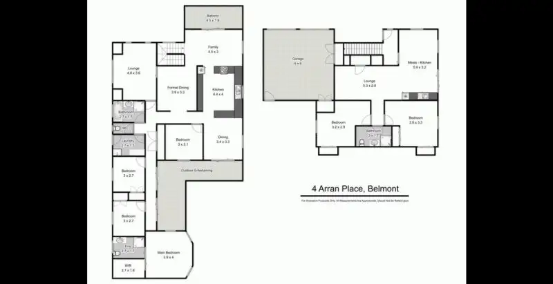 Floorplan of Homely house listing, 4 Arran Place, Belmont QLD 4153