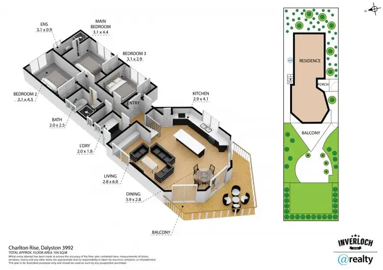 Floorplan of Homely house listing, 22 Charlton Rise, Dalyston VIC 3992
