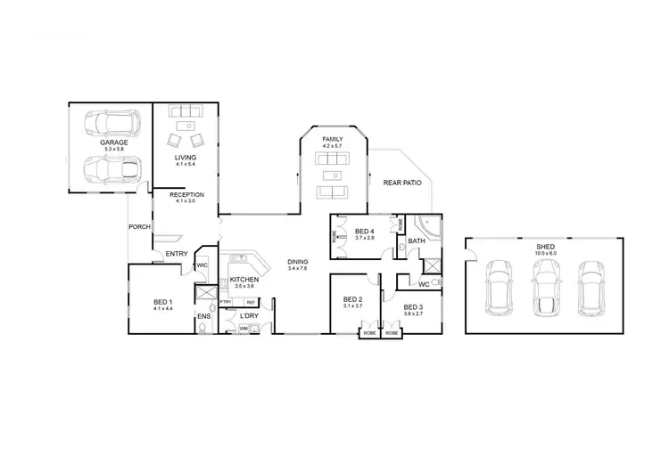 Floorplan of Homely rural property listing, 378 Lovedale Road, Lovedale NSW 2325