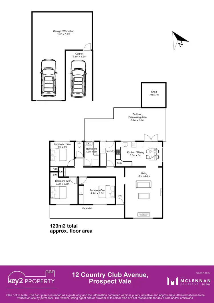 Floorplan of Homely house listing, 12 Country Club Avenue, Prospect Vale TAS 7250