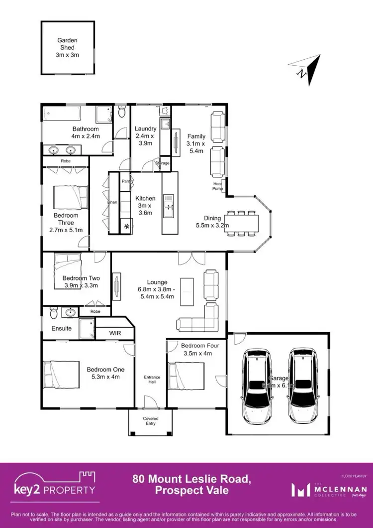 Floorplan of Homely house listing, 80 Mount Leslie Road, Prospect Vale TAS 7250