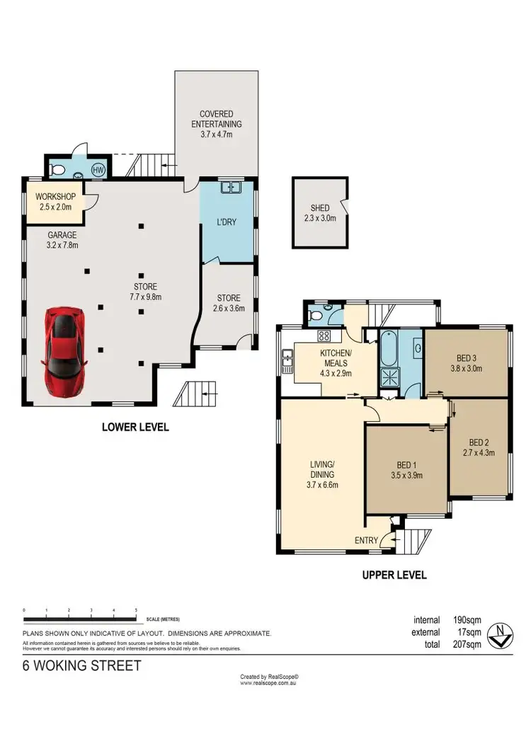 Floorplan of Homely house listing, 6 Woking Street, Mitchelton QLD 4053