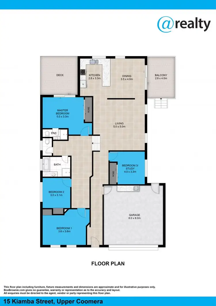 Floorplan of Homely house listing, 15 Kiamba Street, Upper Coomera QLD 4209