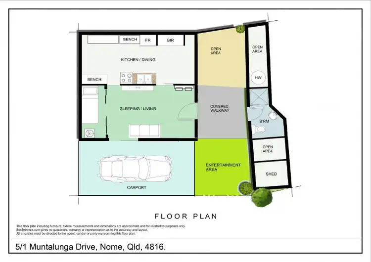 Floorplan of Homely house listing, 5/1 Muntalunga Drive, Nome QLD 4816