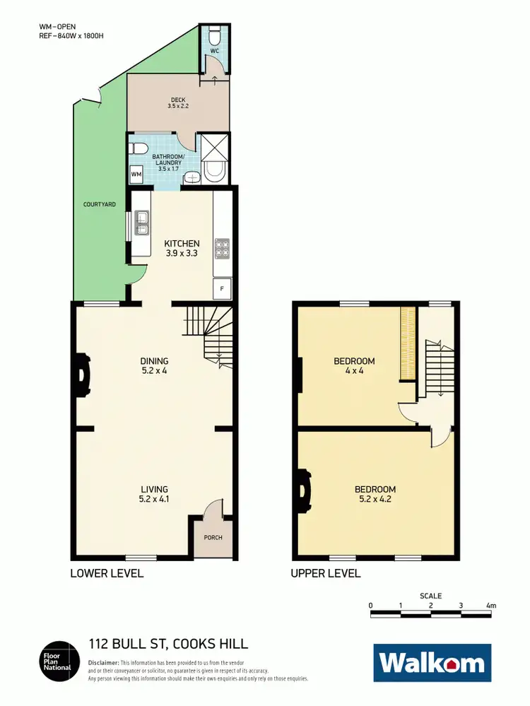 Floorplan of Homely house listing, 112 Bull Street, Cooks Hill NSW 2300
