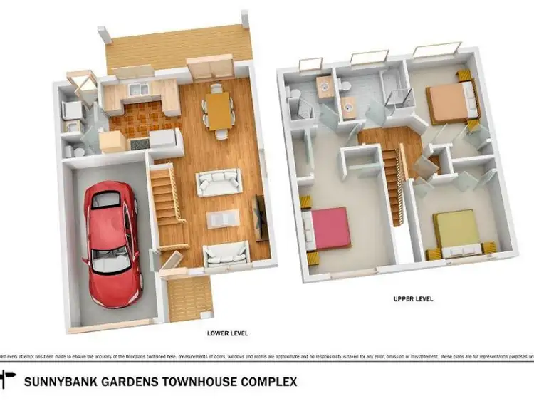 Floorplan of Homely townhouse listing, 44/62 Brandon Road, Runcorn QLD 4113