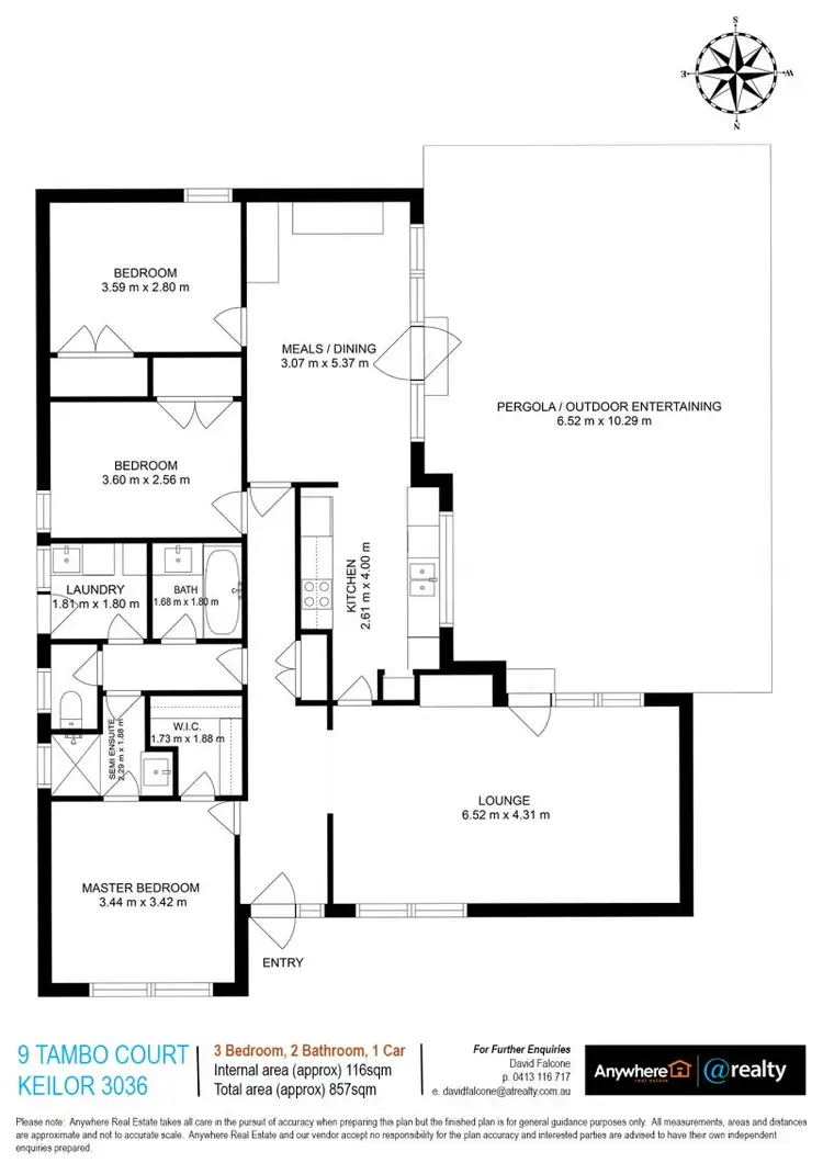 Floorplan of Homely house listing, 9 Tambo Court, Keilor VIC 3036