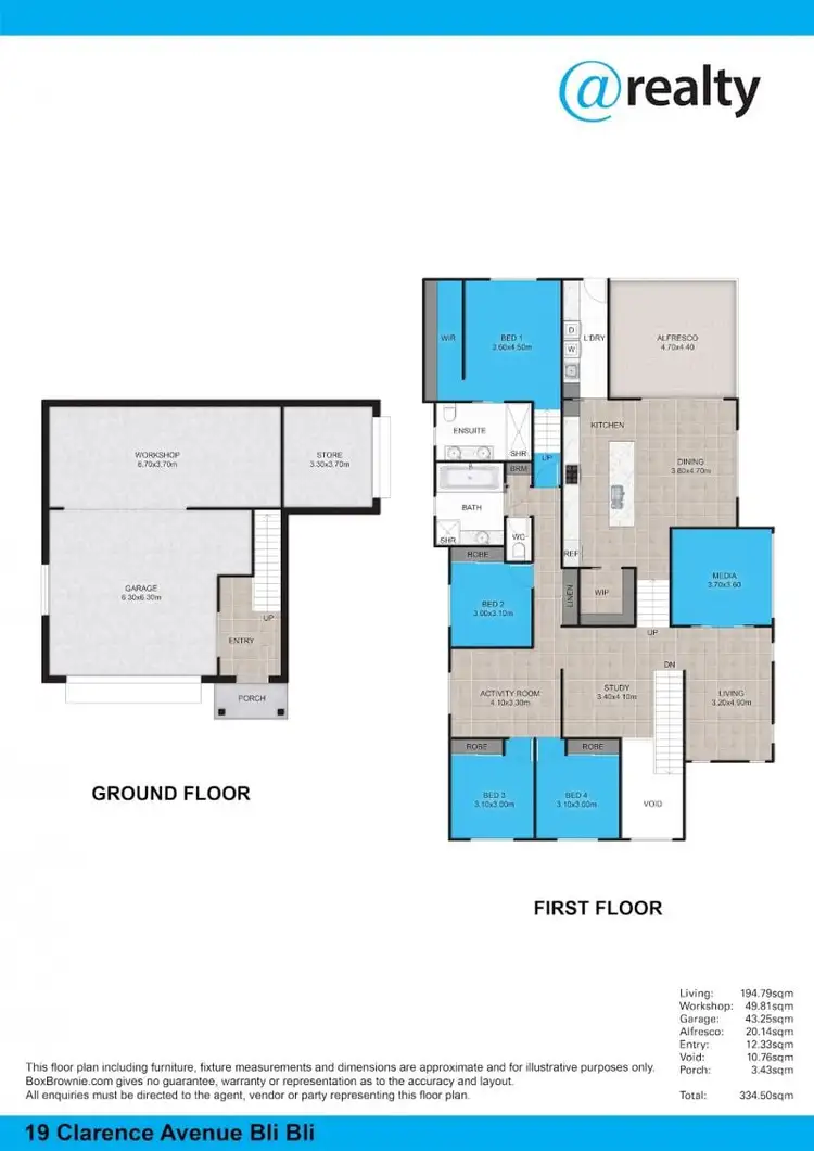 Floorplan of Homely house listing, 19 Clarence Avenue, Bli Bli QLD 4560