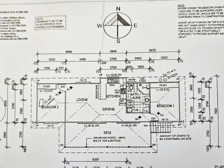 Floorplan of Homely rural property listing, 852 Old Esk North Road, South East Nanango QLD 4615