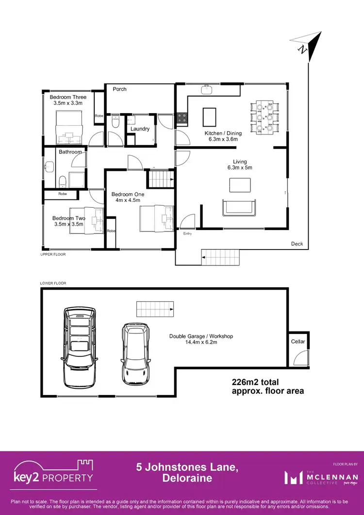 Floorplan of Homely house listing, 5 Johnstones Lane, Deloraine TAS 7304