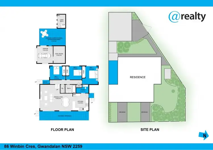 Floorplan of Homely house listing, 86 Winbin Crescent, Gwandalan NSW 2259