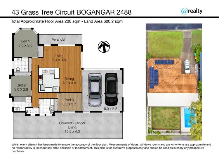 Floorplan of Homely house listing, 43 Grass Tree Circuit, Bogangar NSW 2488