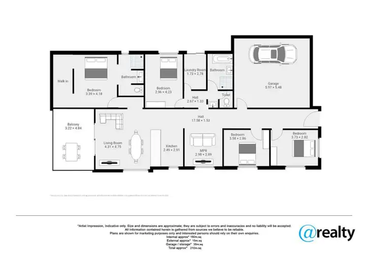 Floorplan of Homely house listing, 28 Valleygreen Close, Redland Bay QLD 4165