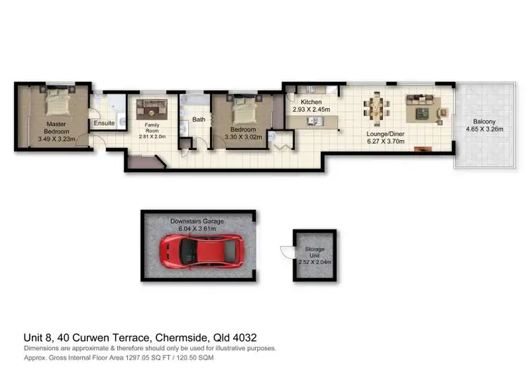 Floorplan of Homely apartment listing, 8/40 Curwen Terrace, Chermside QLD 4032