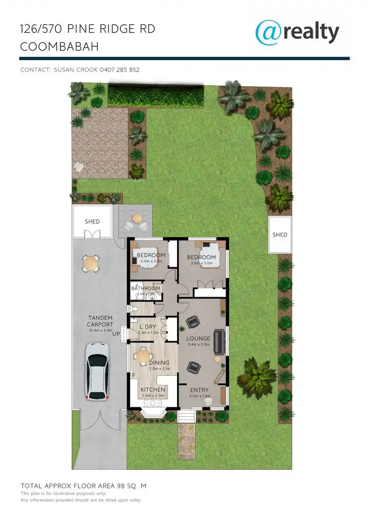 Floorplan of Homely house listing, 126/570 Pine Ridge Road, Coombabah QLD 4216