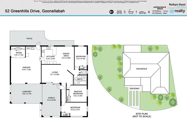 Floorplan of Homely house listing, 52 Greenhills Drive, Goonellabah NSW 2480