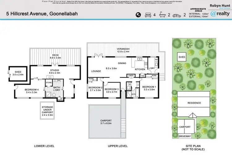 Floorplan of Homely house listing, 5 Hillcrest Avenue, Goonellabah NSW 2480